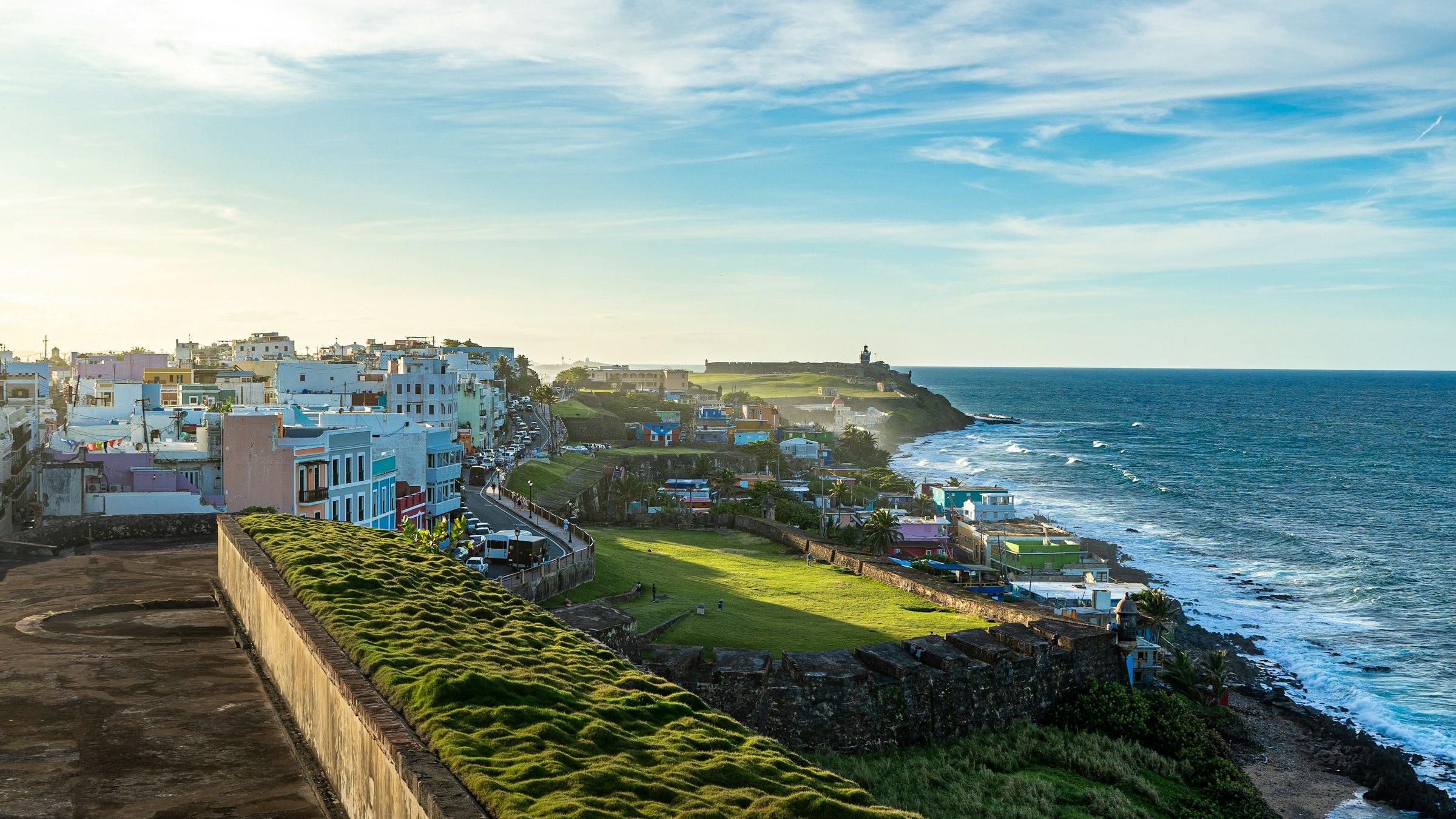 La costa del Viejo San Juan, Puerto Rico